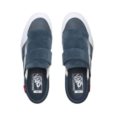 Vans Mirage Slip-On EXP Pro - Erkek Kaykay Ayakkabısı (Beyaz Mavi)